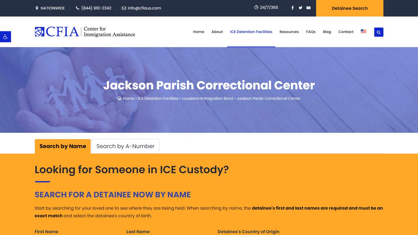 Jackson Parish Correctional Center - Center for Immigration Assistance